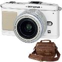 Olympus E-P1 White Digital Camera with 14-42mm Silver Lens plus Free Retro Bag Olympus E-P1 White Digital Camera with 14-42mm Silver Lens plus Free Retro Bag