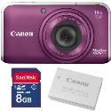 Canon PowerShot SX210 IS Purple Digital Camera plus Free 8GB Card and Battery Canon PowerShot SX210 IS Purple Digital Camera plus Free 8GB Card and Battery