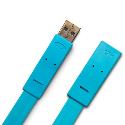 Lacie USB 2.0 A male to USB 2.0 A female 1.2m flat cable Lacie USB 2.0 A male to USB 2.0 A female 1.2m flat cable