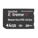 SanDisk 4GB Extreme III Memory Stick Pro HG Duo Card SanDisk 4GB Extreme III Memory Stick Pro HG Duo Card