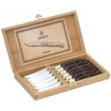 Laguiole Set of Six Steak Knives in a Wooden Box Laguiole Set of Six Steak Knives in a Wooden Box