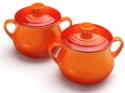 Le Creuset Soup Pots  - In Volcanic Le Creuset Soup Pots  - In Volcanic