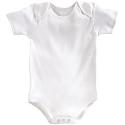 White Short Sleeve Bodysuits - 7 Pack (Newborn) White Short Sleeve Bodysuits - 7 Pack (Newborn)