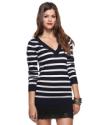Fab Striped V-neck Sweater Fab Striped V-neck Sweater