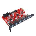 5-PORT USB 3.0 PCI-E CARD KTU3FR-5O2I 5-PORT USB 3.0 PCI-E CARD KTU3FR-5O2I