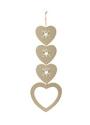 Wooden hearts chain Wooden hearts chain