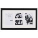 John Lewis Black Pine Photo Frame, 4 x 6", 4 Apert