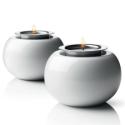 Lighthouse White Ball Tealight Holders Lighthouse White Ball Tealight Holders