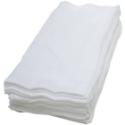 12 X WHITE 100% COTTON MUSLIN SQUARES BY JUNIOR JO 12 X WHITE 100% COTTON MUSLIN SQUARES BY JUNIOR JO