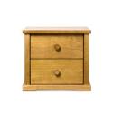 Boori 2 Drawer Bedside Table Heritage Teak Boori 2 Drawer Bedside Table Heritage Teak