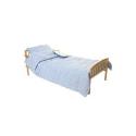 Baby Weavers 4 Piece Starter Bed Set - Baby Blue Dotty