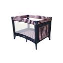 Kiddicouture Sleepi Travel Cot - Navy & Pink Stripe Kiddicouture Sleepi Travel Cot - Navy & Pink Stripe