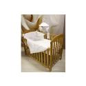 O Baby B is for Bear Quilt & Bumper Set - White