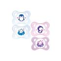 Mam Night Orthodontic Soothers 6 Months + (Pack of 2) Mam Night Orthodontic Soothers 6 Months + (Pack of 2)
