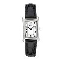 Accurist Ladies' Black Leather Strap Watch Accurist Ladies' Black Leather Strap Watch