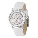 DKNY Ladies' Chronograph White Leather Strap Watch DKNY Ladies' Chronograph White Leather Strap Watch