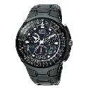 Citizen Eco-Drive Skyhawk Men's Black Bracelet Watch