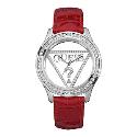 Guess Clearly Ladies' Red Strap Watch Guess Clearly Ladies' Red Strap Watch