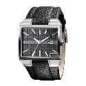 Armani Exchange Men's Black Rectangular Dial Strap Watch Armani Exchange Men's Black Rectangular Dial Strap Watch