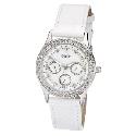 Oasis Ladies' Multi-functional Dial White Strap Watch Oasis Ladies' Multi-functional Dial White Strap Watch