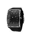 Police Men's Black Dial Black Leather Strap Watch Police Men's Black Dial Black Leather Strap Watch