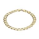 Men's 9ct Gold Curb Bracelet Men's 9ct Gold Curb Bracelet