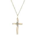9ct Gold Diamond Cut Cross 9ct Gold Diamond Cut Cross