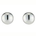 9ct White Gold Ball Stud Earrings 9ct White Gold Ball Stud Earrings