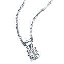 9ct White Gold 0.15 Carat Diamond Solitaire Pendant 9ct White Gold 0.15 Carat Diamond Solitaire Pendant