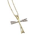 9ct Gold Cross with Cubic Zirconia 9ct Gold Cross with Cubic Zirconia