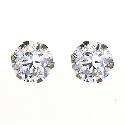 9ct Gold Cubic Zirconia Stud Earrings