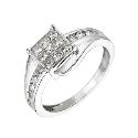 18ct White Gold Three Quarter Carat Diamond Ring 18ct White Gold Three Quarter Carat Diamond Ring