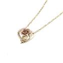 9ct Yellow Gold Clogau Rose Pendant