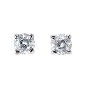 9ct Gold 15pt Diamond Earrings