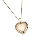 9ct Gold Polished Heart Locket 9ct Gold Polished Heart Locket