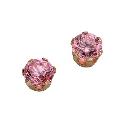 9ct Yellow Gold Pink Cubic Zirconia Stud Earrings 9ct Yellow Gold Pink Cubic Zirconia Stud Earrings