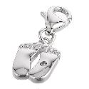 Hot Diamonds Pitter Patter Silver Charm Hot Diamonds Pitter Patter Silver Charm