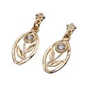 9ct Yellow Gold Cubic Zirconia 23mm Drop Earrings 9ct Yellow Gold Cubic Zirconia 23mm Drop Earrings