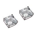 9ct White Gold Cubic Zirconia Earrings 9ct White Gold Cubic Zirconia Earrings