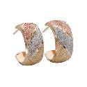 9ct Three Colour Wedding Earrings 9ct Three Colour Wedding Earrings