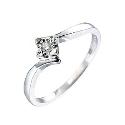 9ct White Gold Diamond Solitaire Ring 9ct White Gold Diamond Solitaire Ring