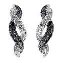 9ct White Gold Diamond Earrings 9ct White Gold Diamond Earrings