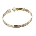 9ct Three Tone Gold Torque Bangle