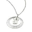 Playboy Bunny Circle Pendant