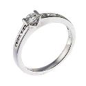 18ct White Gold Third Carat Diamond Solitaire Ring