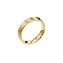 9ct Yellow Gold Heavy Flat Court Wedding Ring 3mm