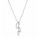 Hot Diamond Sterling Silver Three Leaf Pendant Hot Diamond Sterling Silver Three Leaf Pendant