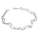 Hot Diamond Sterling Silver Leaf Bracelet Hot Diamond Sterling Silver Leaf Bracelet