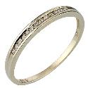 9ct Gold Channel Set Diamond Ring 9ct Gold Channel Set Diamond Ring