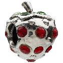 Chamilia - sterling silver cubic zirconia strawberry bead Chamilia - sterling silver cubic zirconia strawberry bead